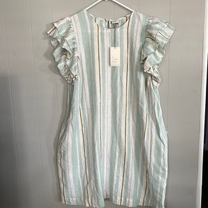 “A new day” striped dress